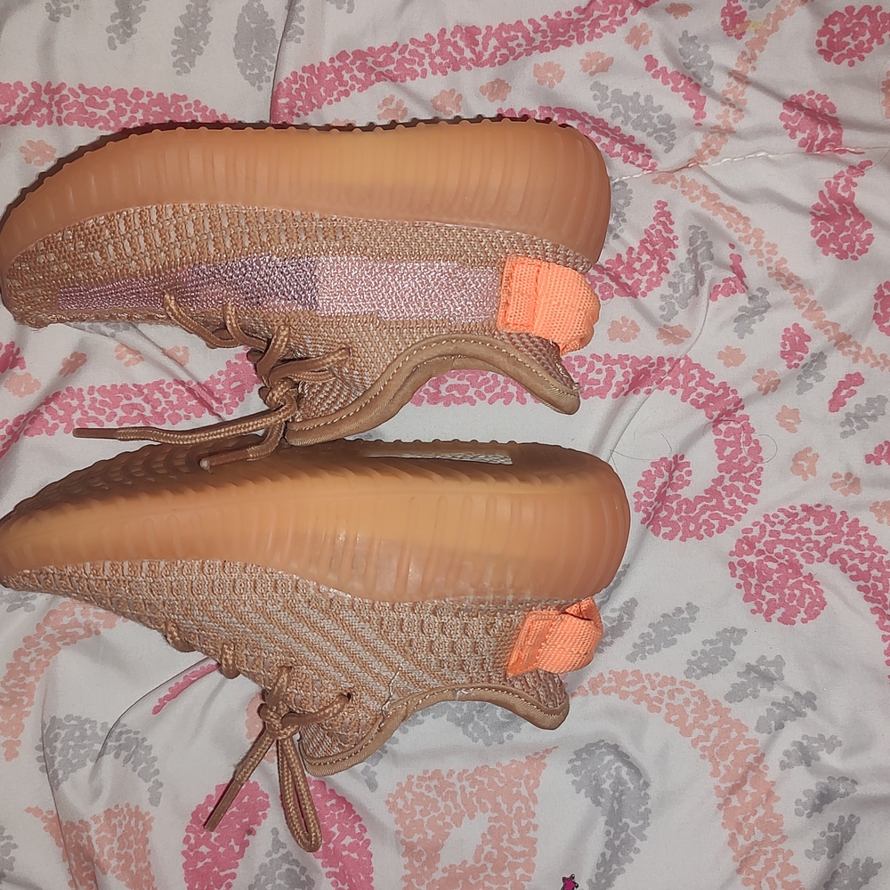 Kids Tan and Orange Shoes